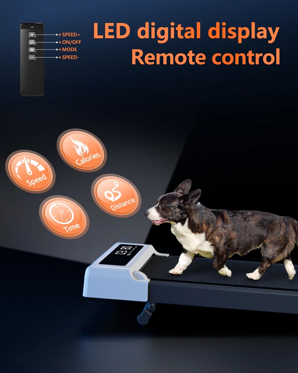 Incline Walking Pad Treadmill - 2-in-1 Compact Treadmill for Walking and Jogging, 2.5HP for Home Office with Remote Control and LED Display