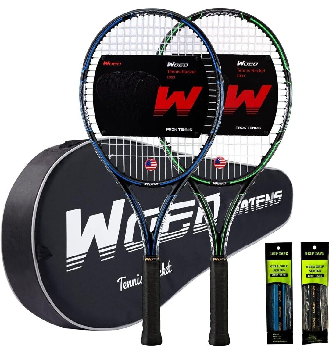 WOED BATENS Adult 2 Player Tennis Racket Perfect for Beginner and Professiona...