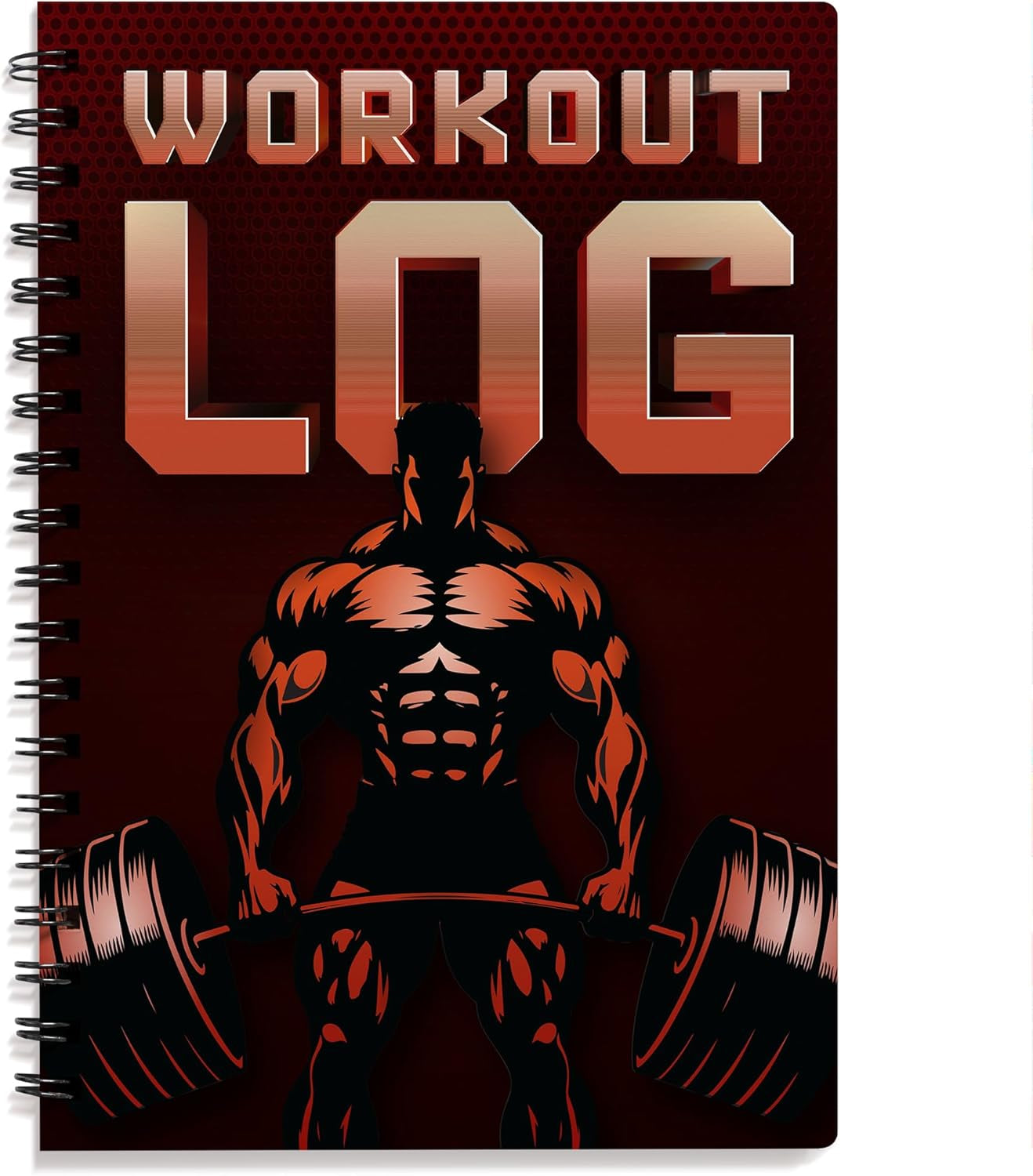 Workout Planner for Daily Fitness Tracking & Goals Setting - A5 Size, 6” X 8”, Charcoal Gray - Men & Women Personal Home & Gym Training Diary - Log Book Journal - by