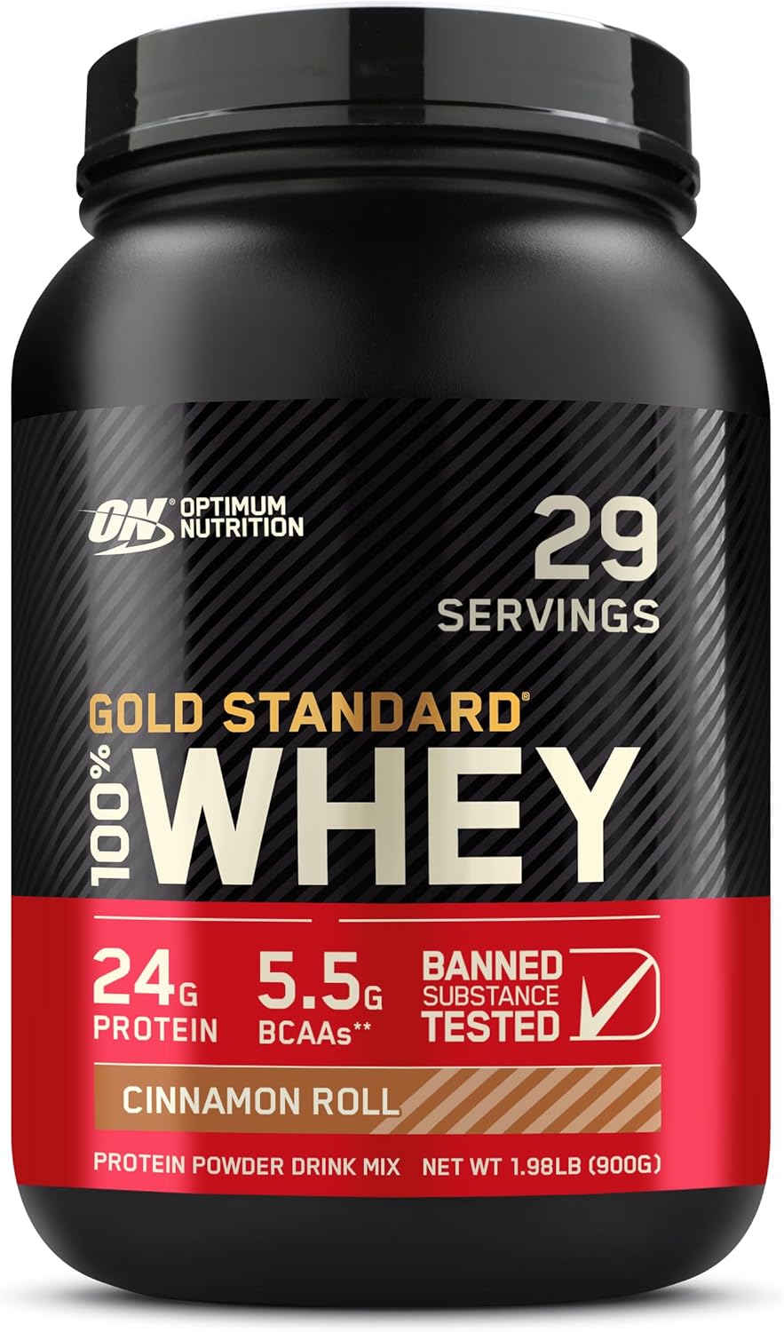 Gold Standard 100% Whey Protein Powder, Double Rich Chocolate, 2 Pound (Packaging May Vary)