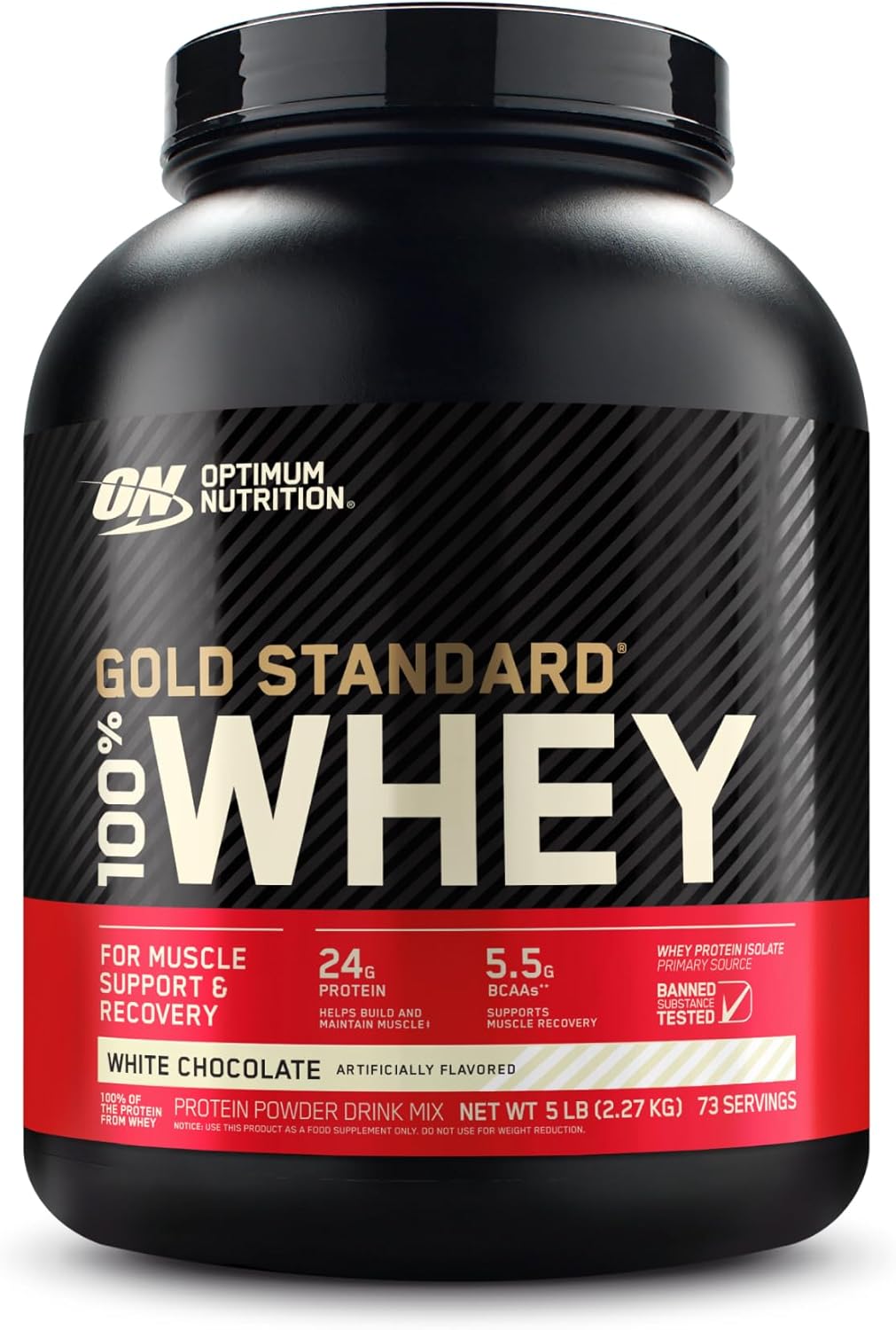 Gold Standard 100% Whey Protein Powder, Double Rich Chocolate, 2 Pound (Packaging May Vary)