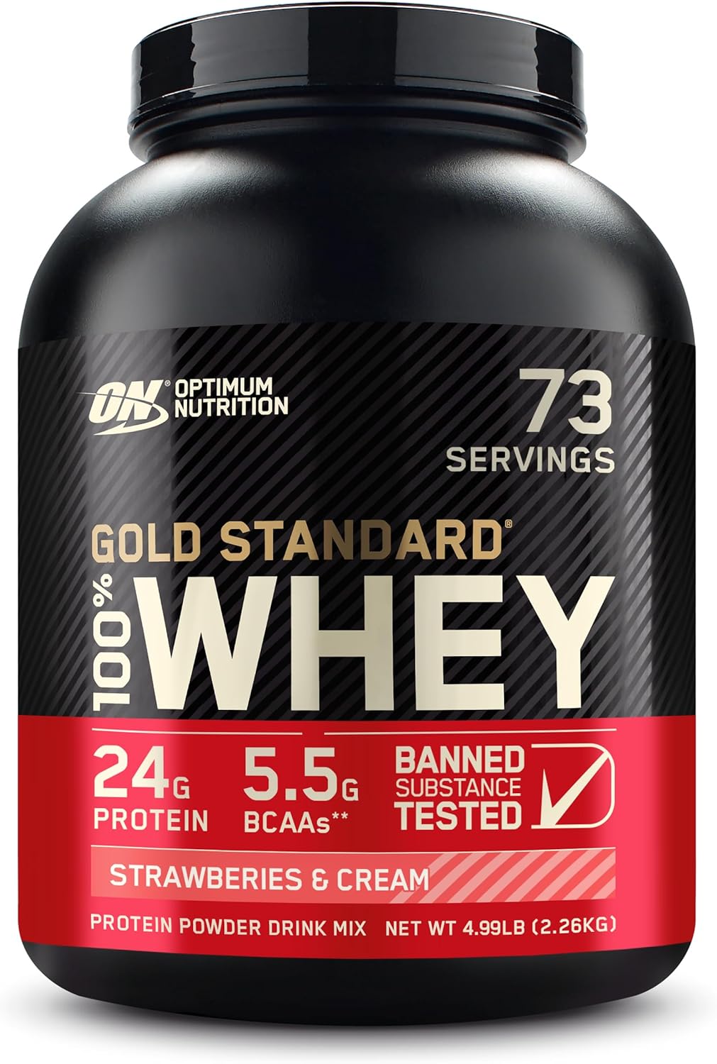Gold Standard 100% Whey Protein Powder, Double Rich Chocolate, 2 Pound (Packaging May Vary)