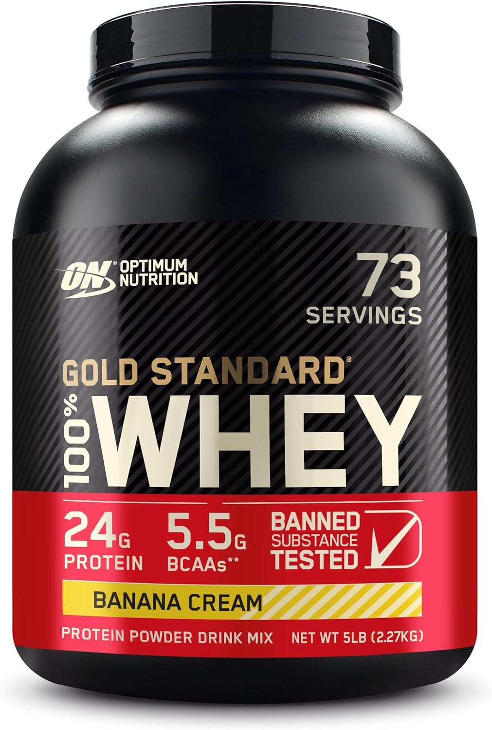 Gold Standard 100% Whey Protein Powder, Double Rich Chocolate, 2 Pound (Packaging May Vary)