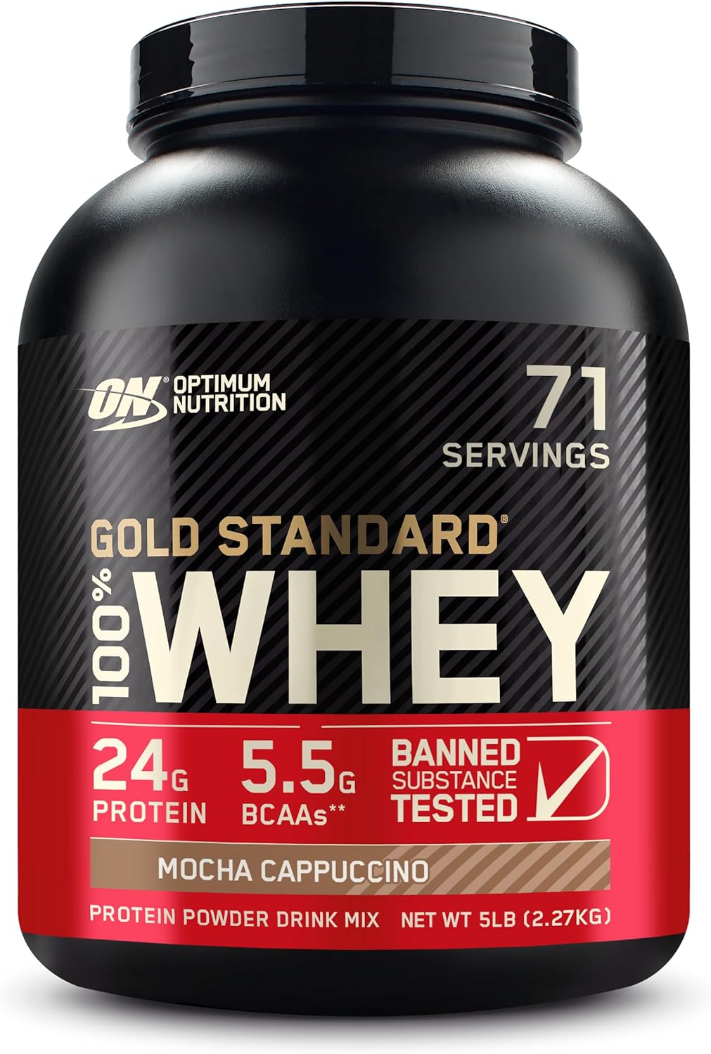 Gold Standard 100% Whey Protein Powder, Double Rich Chocolate, 2 Pound (Packaging May Vary)