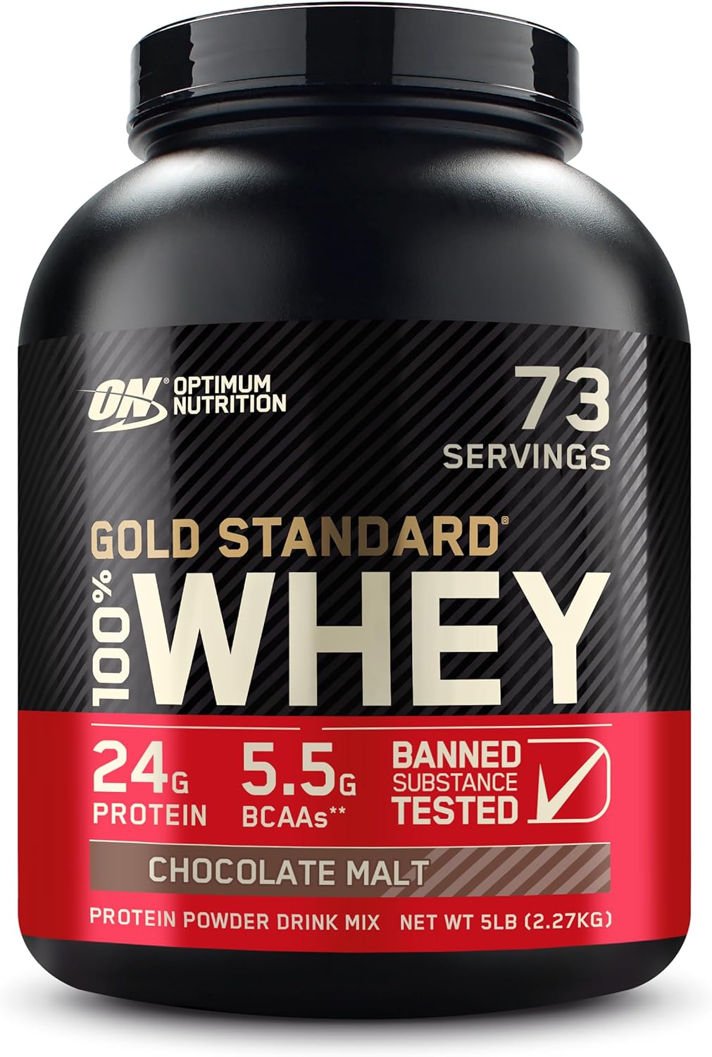 Gold Standard 100% Whey Protein Powder, Double Rich Chocolate, 2 Pound (Packaging May Vary)