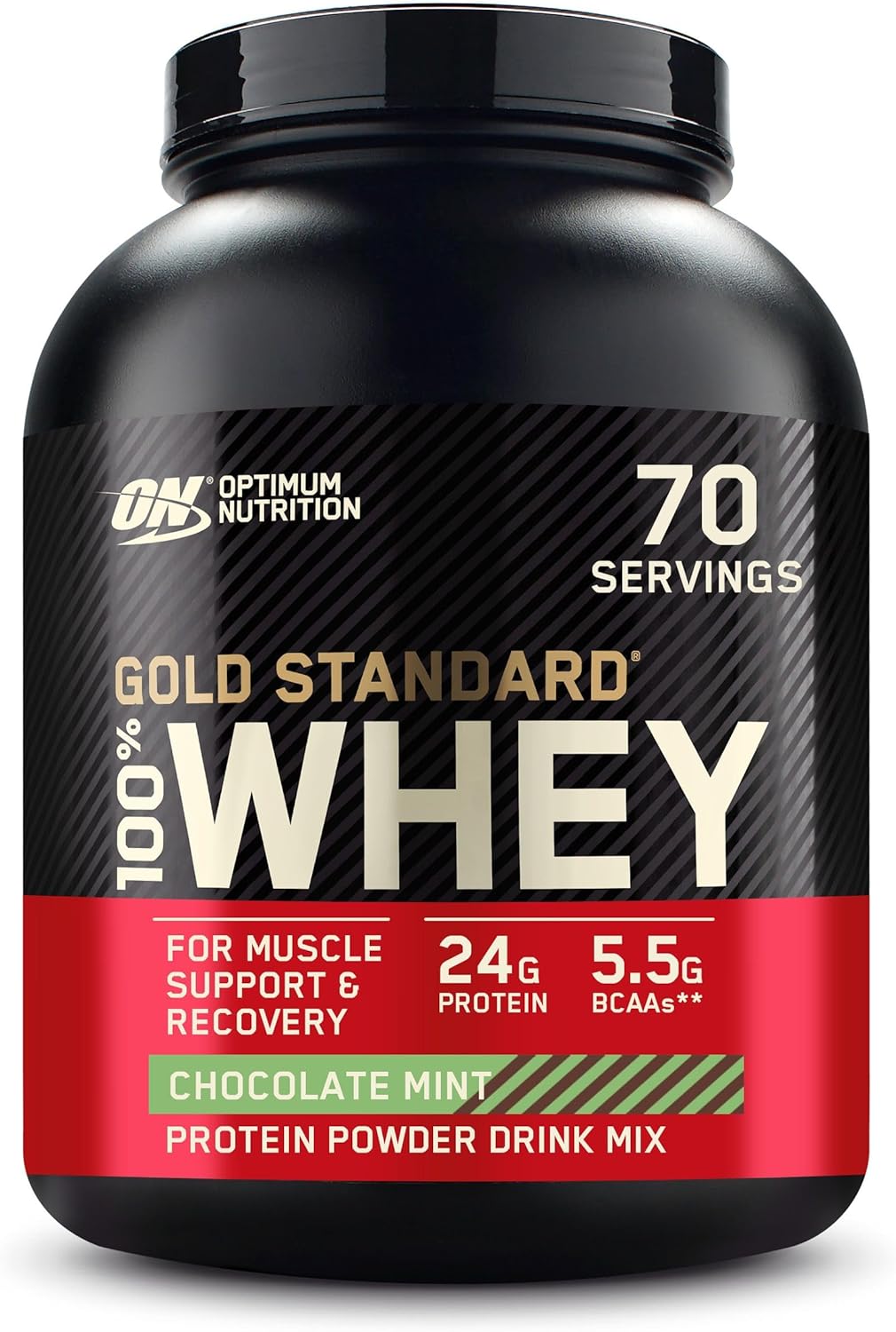 Gold Standard 100% Whey Protein Powder, Double Rich Chocolate, 2 Pound (Packaging May Vary)