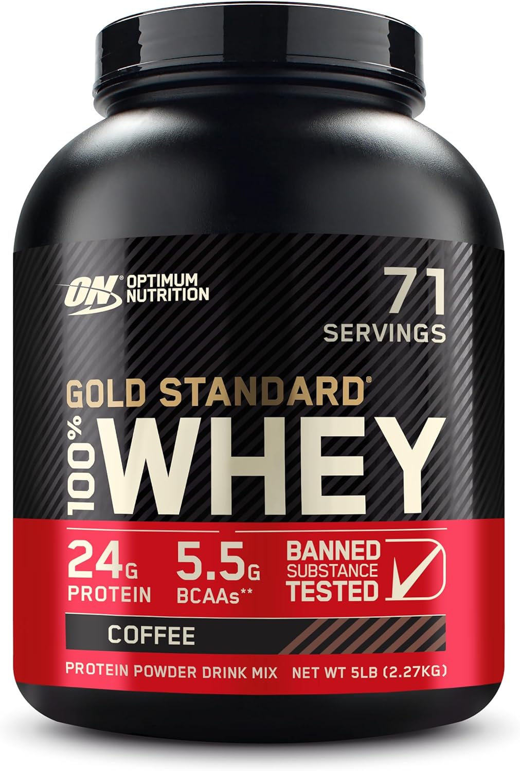 Gold Standard 100% Whey Protein Powder, Double Rich Chocolate, 2 Pound (Packaging May Vary)