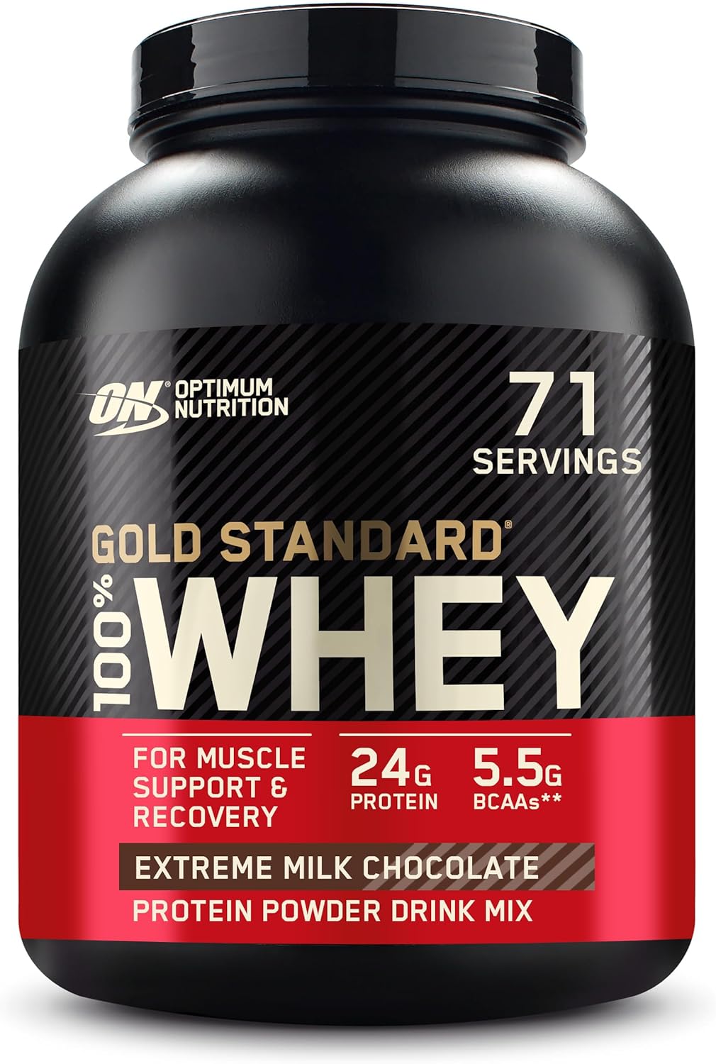Gold Standard 100% Whey Protein Powder, Double Rich Chocolate, 2 Pound (Packaging May Vary)