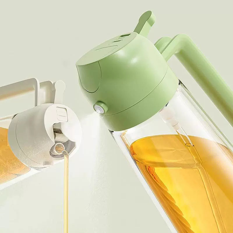 Multifunctional Fuel Injector Glass For Home Food Grade Dual-Use Two-in-One Large Capacity Pressing Oiler