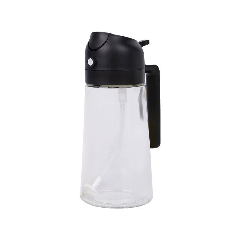 Glass Spray Oil Bottle Jar Spray Dual-Use Air Fryer Kitchen For Home Spray Oil Dispenser Oil Tank Seasoning Pour Oil