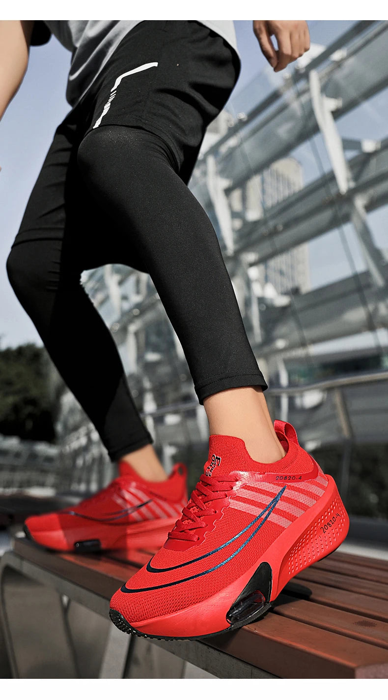 New Marathon Air Cushion Men Running Shoes Breathable marathon Sports gihtweight Sneakers Women's Comfortable Athletic Training