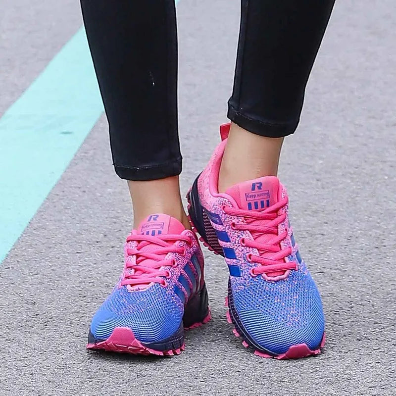 MAEDEF Men Running Sport Shoes Breathable Casual Sneakers Lace-up Outdoor Sports Mens Shoes Large Size 48 Trainer Men Sneaker