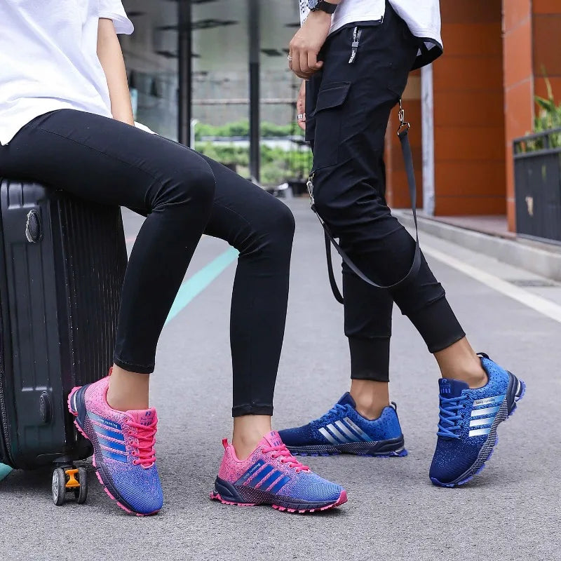 MAEDEF Men Running Sport Shoes Breathable Casual Sneakers Lace-up Outdoor Sports Mens Shoes Large Size 48 Trainer Men Sneaker