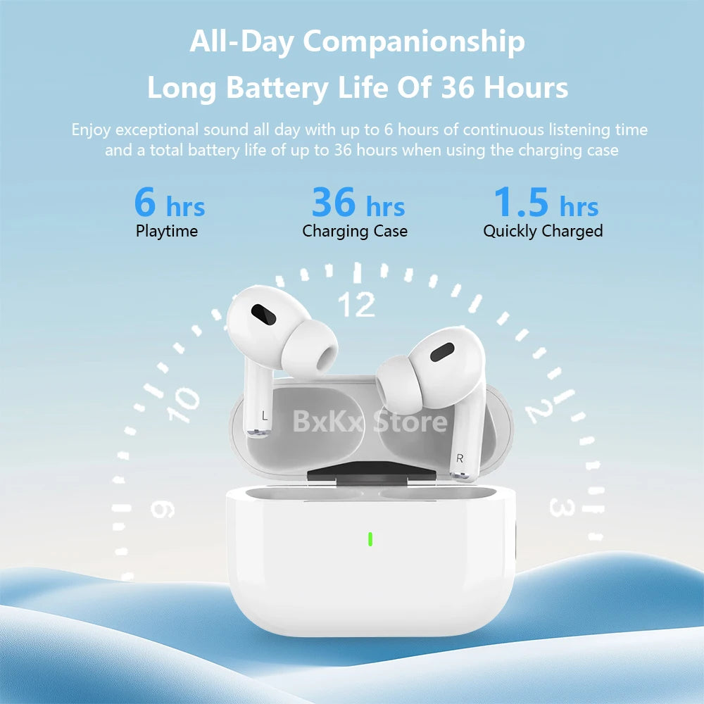 A8 Pro Pods Wireless Bluetooth Earphones ANC Noise Reduction Wireless Headphones Pod Like Air pods Ear Buds For IPhone Android
