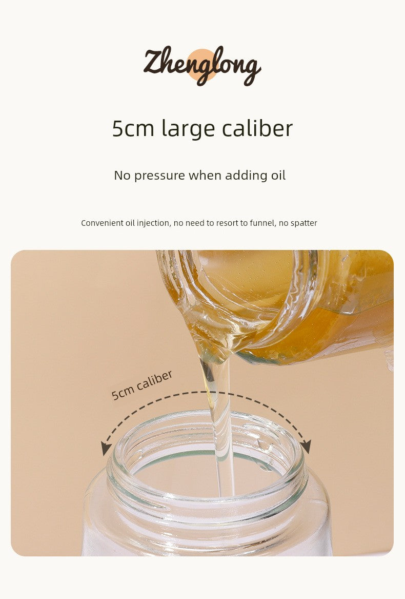 Glass Spray Oil Bottle Jar Spray Dual-Use Air Fryer Kitchen For Home Spray Oil Dispenser Oil Tank Seasoning Pour Oil