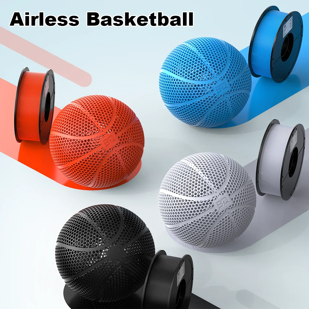 BIQU Airless Basketball PLA-HR Filament Print PLA Eco-friendly Diameter 220mm 240MM Ball 3D Printer DIY Model