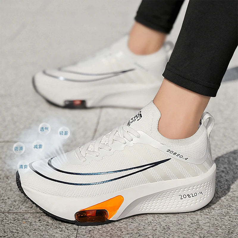 New Marathon Air Cushion Men Running Shoes Breathable marathon Sports gihtweight Sneakers Women's Comfortable Athletic Training