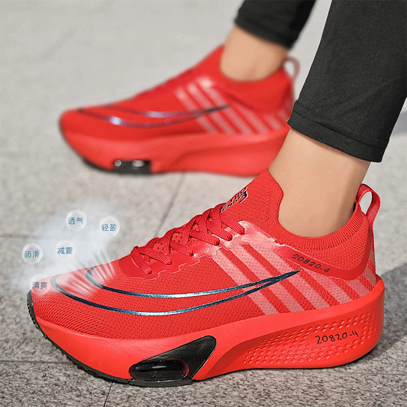 New Marathon Air Cushion Men Running Shoes Breathable marathon Sports gihtweight Sneakers Women's Comfortable Athletic Training