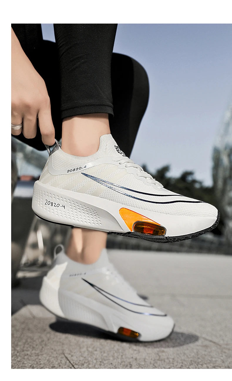 New Marathon Air Cushion Men Running Shoes Breathable marathon Sports gihtweight Sneakers Women's Comfortable Athletic Training