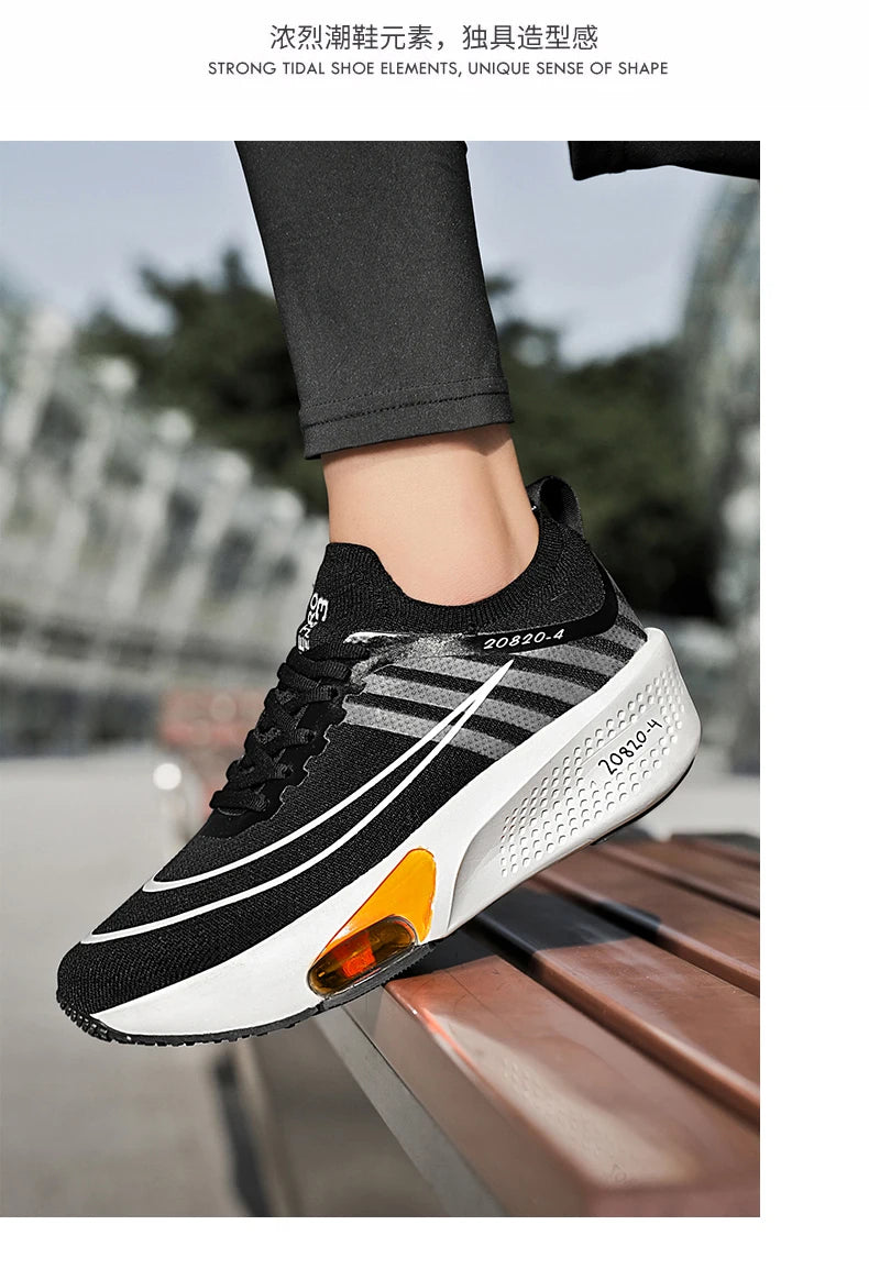 New Marathon Air Cushion Men Running Shoes Breathable marathon Sports gihtweight Sneakers Women's Comfortable Athletic Training