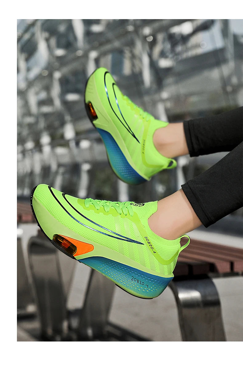 New Marathon Air Cushion Men Running Shoes Breathable marathon Sports gihtweight Sneakers Women's Comfortable Athletic Training