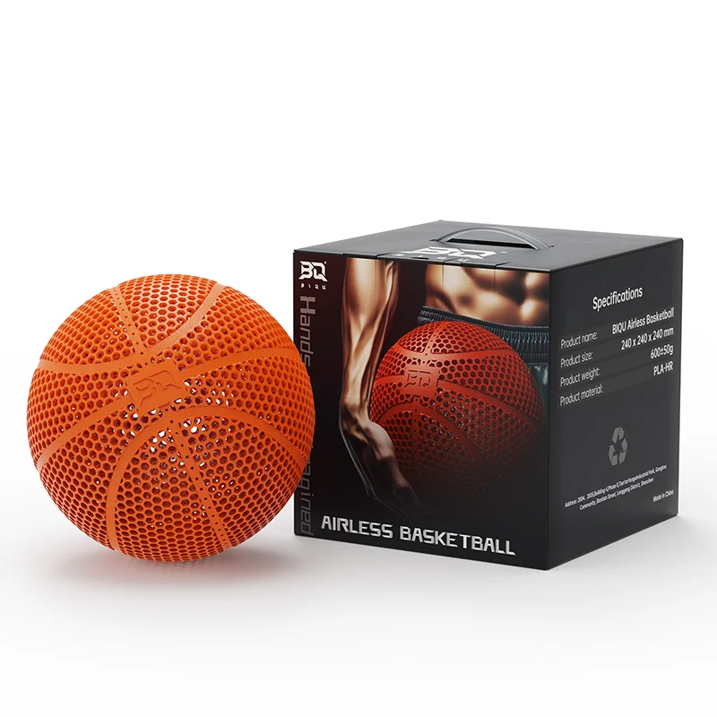 BIQU Airless Basketball PLA-HR Filament Print PLA Eco-friendly Diameter 220mm 240MM Ball 3D Printer DIY Model