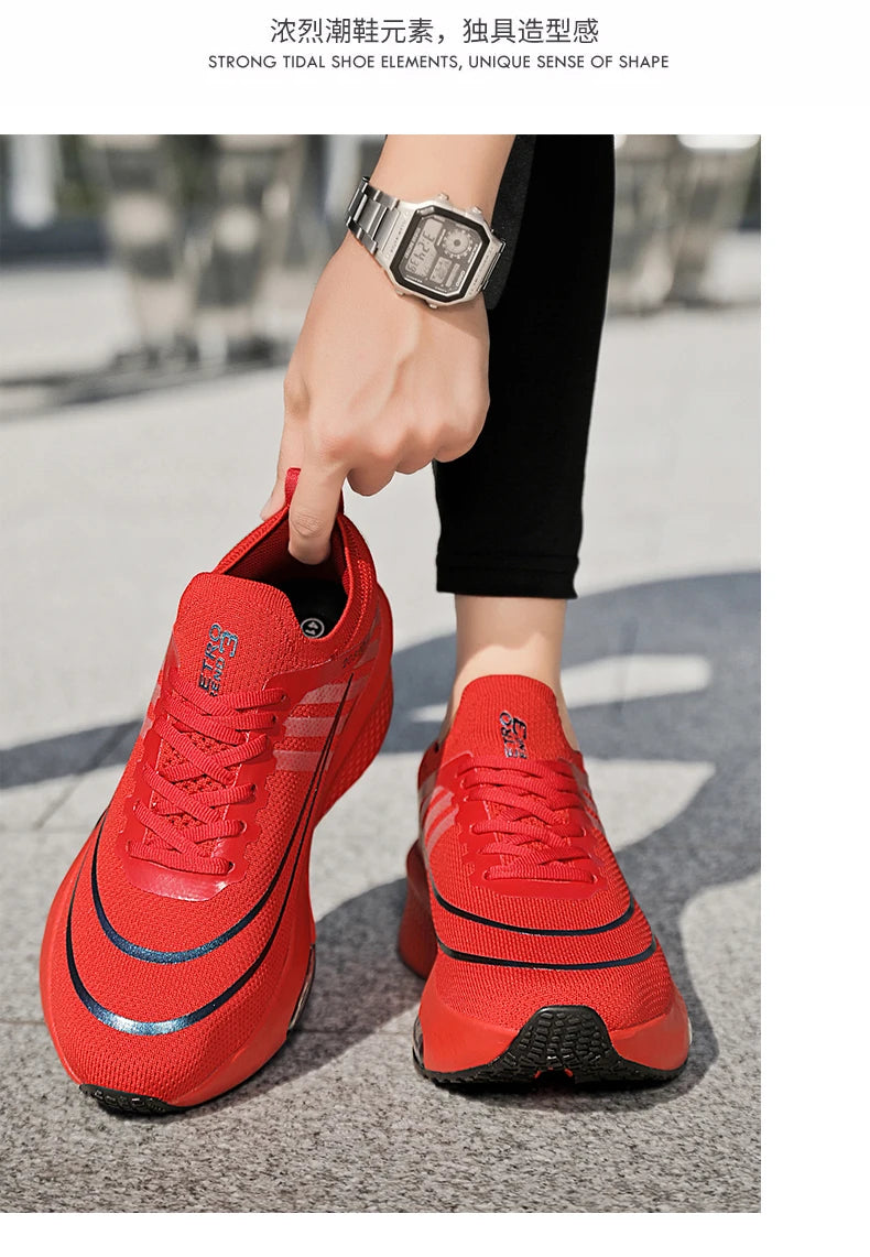New Marathon Air Cushion Men Running Shoes Breathable marathon Sports gihtweight Sneakers Women's Comfortable Athletic Training