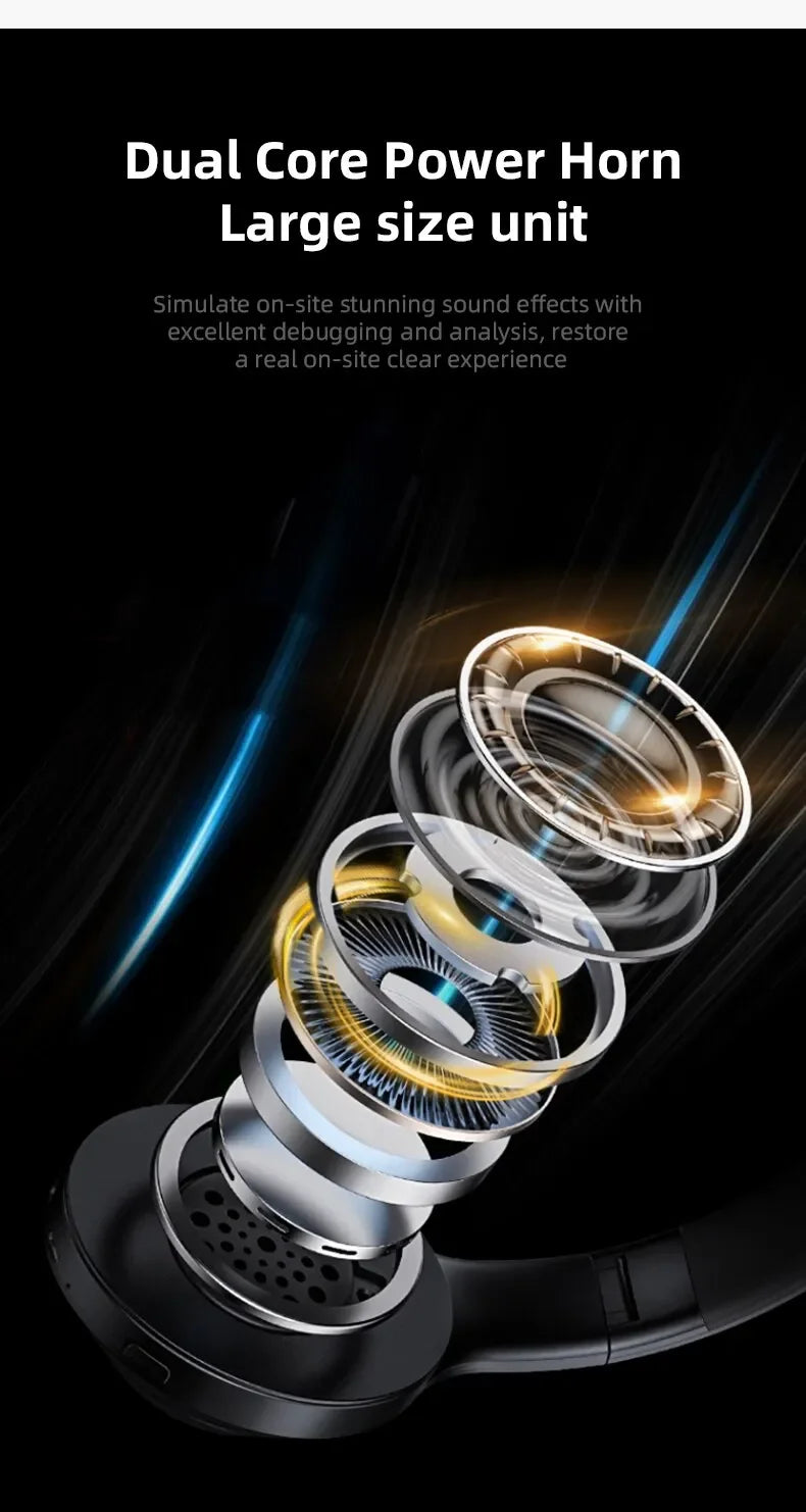 Stereo P47 Headset 5.0 Bluetooth Headset Folding Series Wireless Sports Game Headset for iPhone XiaoMi