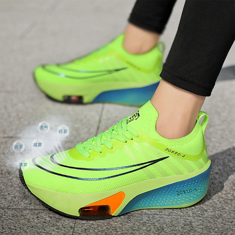 New Marathon Air Cushion Men Running Shoes Breathable marathon Sports gihtweight Sneakers Women's Comfortable Athletic Training