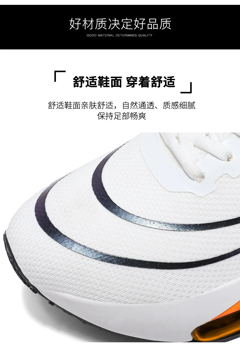 New Marathon Air Cushion Men Running Shoes Breathable marathon Sports gihtweight Sneakers Women's Comfortable Athletic Training