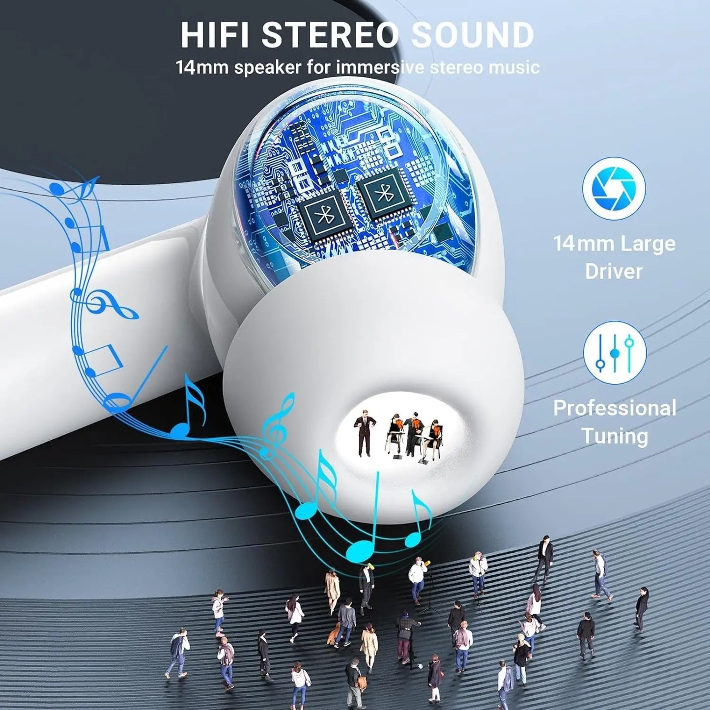 A8 Pro Pods Wireless Bluetooth Earphones ANC Noise Reduction Wireless Headphones Pod Like Air pods Ear Buds For IPhone Android