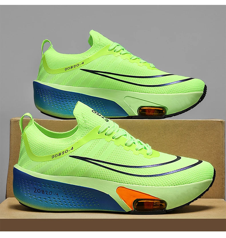New Marathon Air Cushion Men Running Shoes Breathable marathon Sports gihtweight Sneakers Women's Comfortable Athletic Training