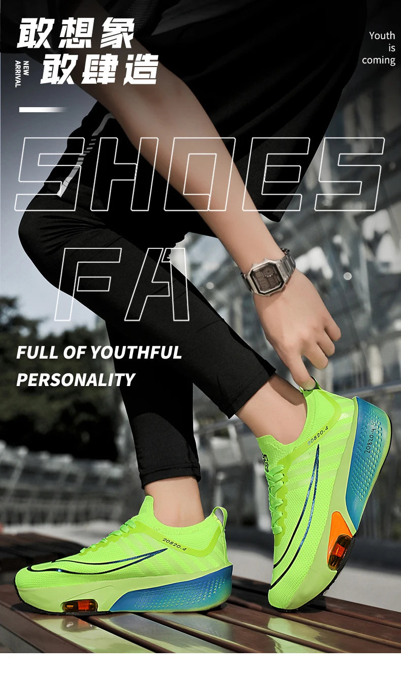New Marathon Air Cushion Men Running Shoes Breathable marathon Sports gihtweight Sneakers Women's Comfortable Athletic Training