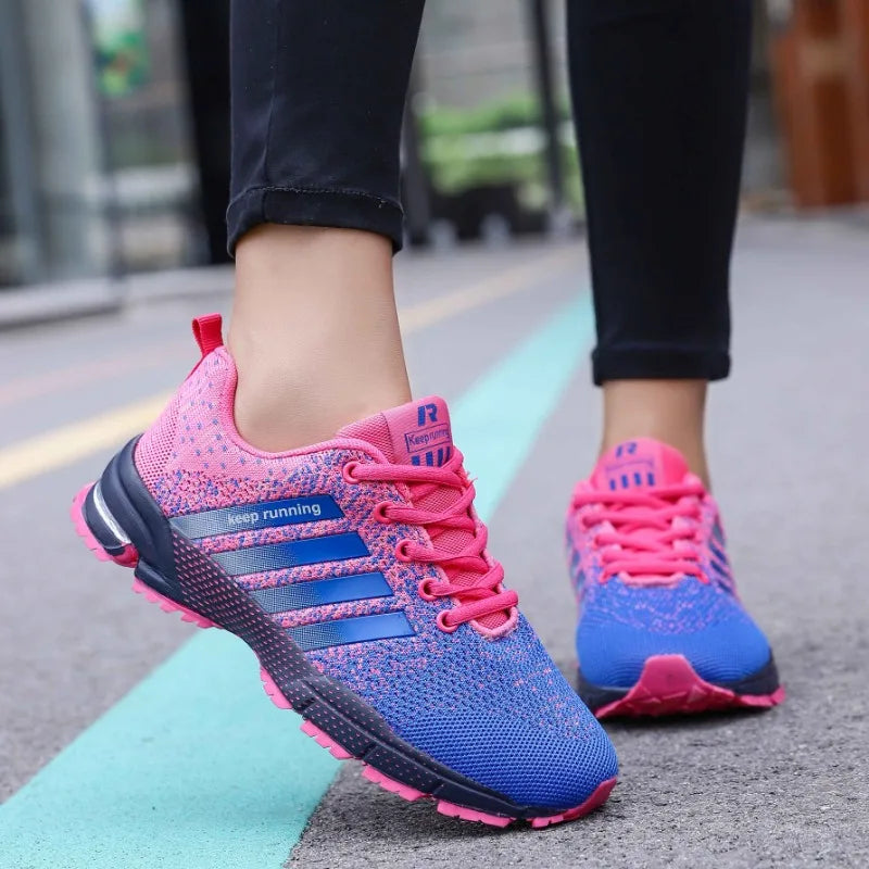 MAEDEF Men Running Sport Shoes Breathable Casual Sneakers Lace-up Outdoor Sports Mens Shoes Large Size 48 Trainer Men Sneaker