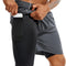 Men'S 2 in 1 Running Shorts 5 in or 7 in Quick Dry Gym Athletic Workout Shorts for Men with Phone Pockets
