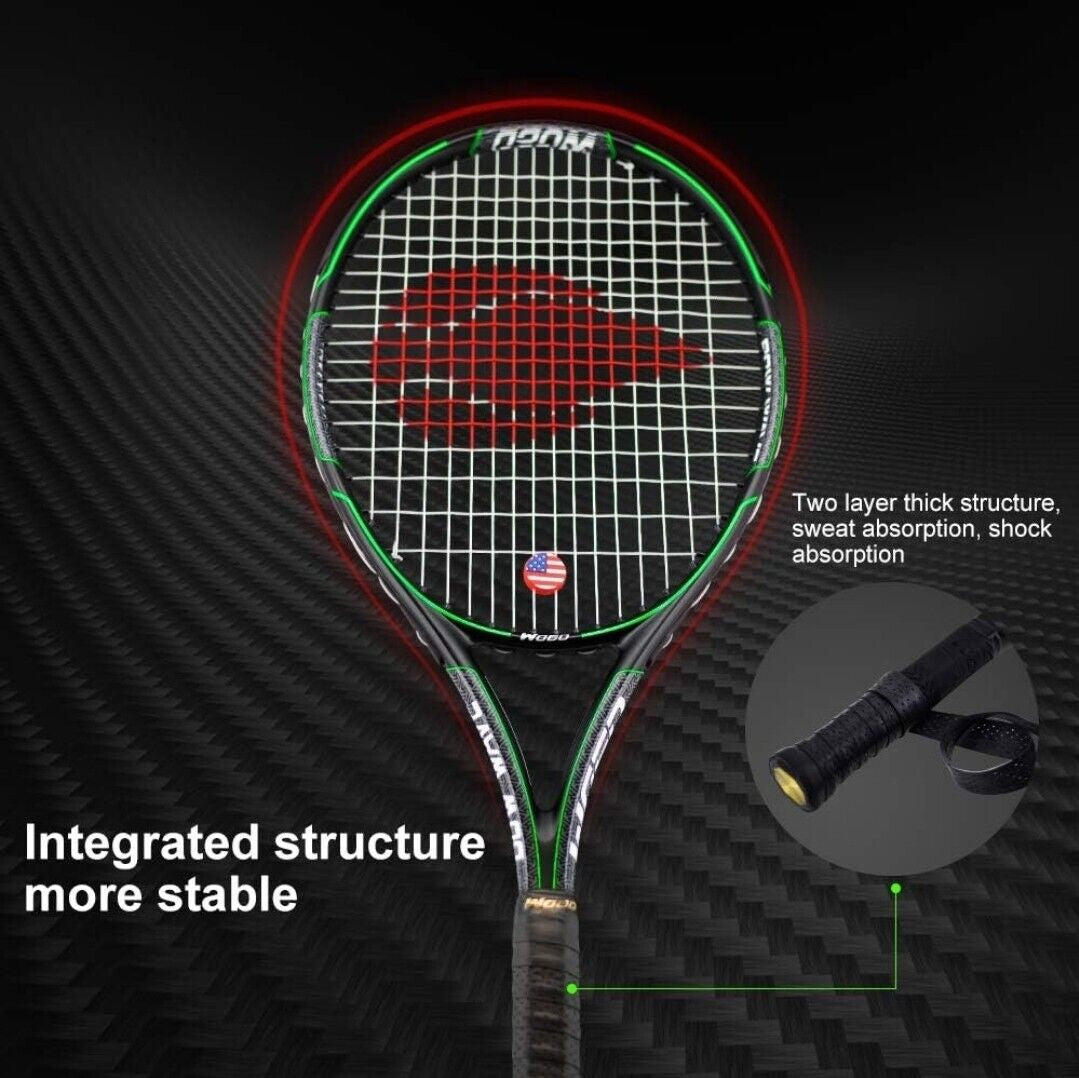 WOED BATENS Adult 2 Player Tennis Racket Perfect for Beginner and Professiona...