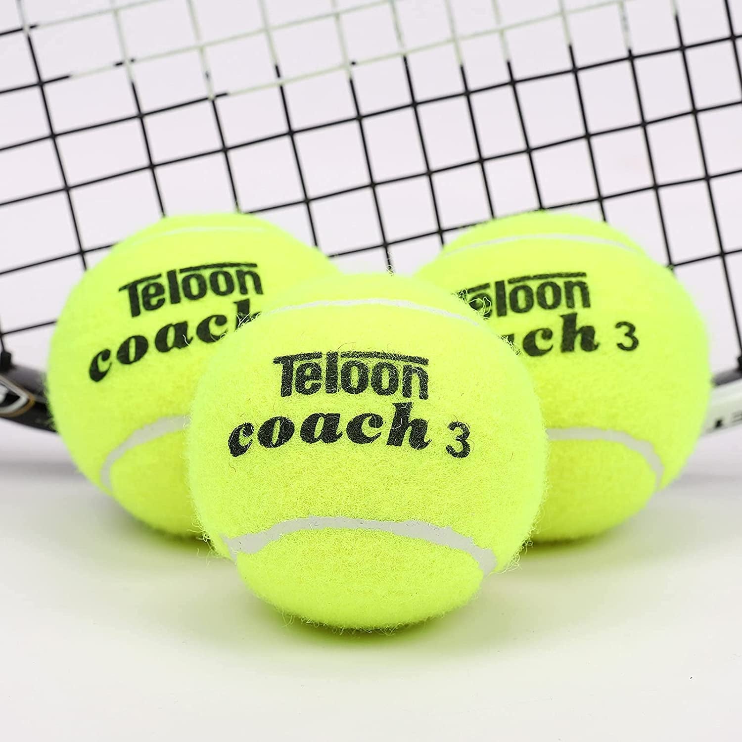 Pressureless Training Tennis Balls - Available in 12 or 18 Count with Mesh Carry Bag, Four Color Options for Beginners