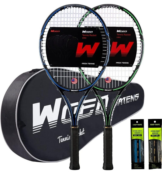 WOED BATENS Adult 2 Player Tennis Racket Perfect for Beginner and Professiona...