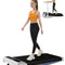 Incline Walking Pad Treadmill - 2-in-1 Compact Treadmill for Walking and Jogging, 2.5HP for Home Office with Remote Control and LED Display