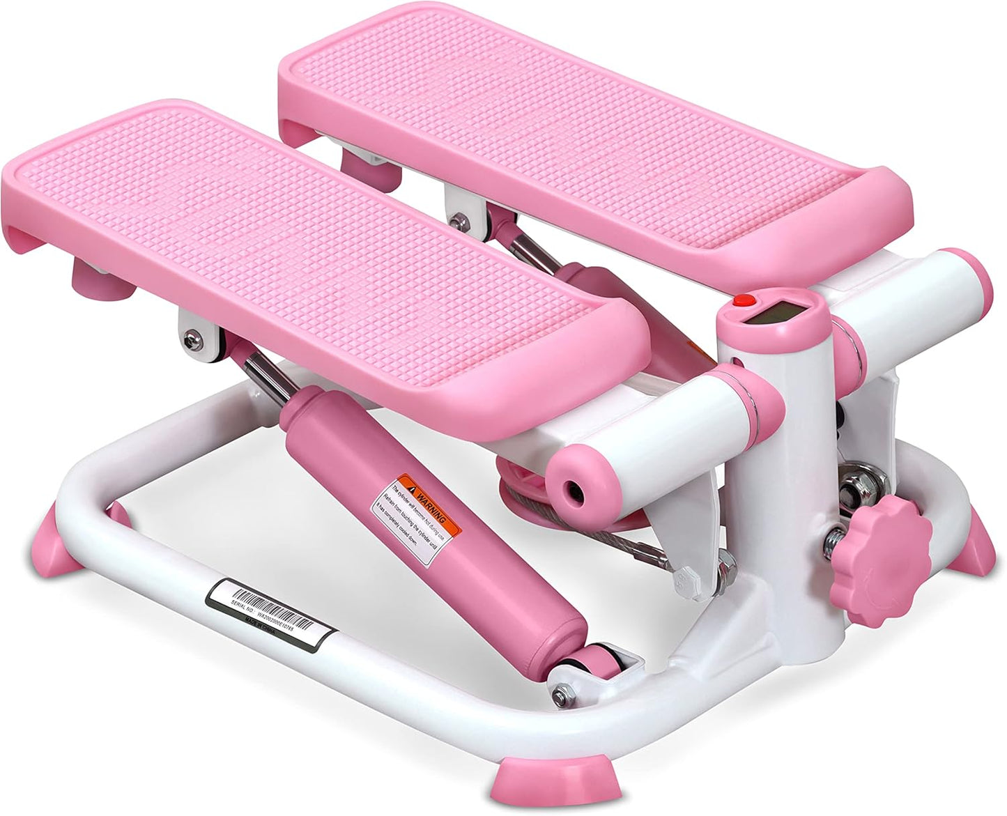 Mini Steppers for Exercise at Home, Stair Step Workout Machine with Optional Resistance Bands, Full Body Cardio Equipment, Optional Free Sunnyfit App Connection Smart Stepper