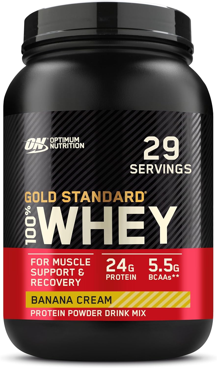 Gold Standard 100% Whey Protein Powder, Double Rich Chocolate, 2 Pound (Packaging May Vary)