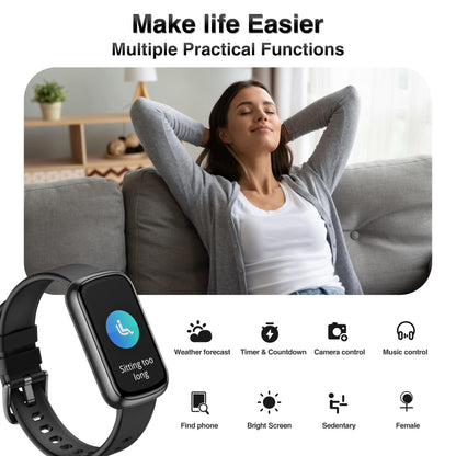 Health Fitness Tracker, Smart Watches for Women Men with 24/7 Heart Rate Blood Oxygen Monitor, Sleep Tracker, Calories & Pedometer, IP68 Waterproof Activity Trackers & Fitness Watch for Android&iPhone