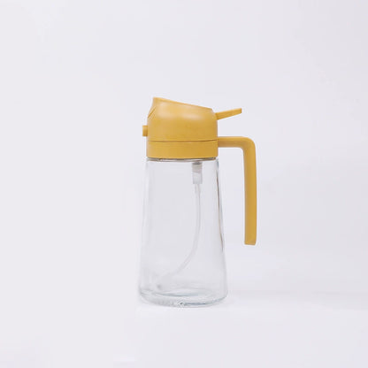 Glass Spray Oil Bottle Jar Spray Dual-Use Air Fryer Kitchen For Home Spray Oil Dispenser Oil Tank Seasoning Pour Oil