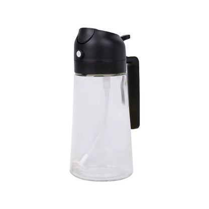 Glass Spray Oil Bottle Jar Spray Dual-Use Air Fryer Kitchen For Home Spray Oil Dispenser Oil Tank Seasoning Pour Oil