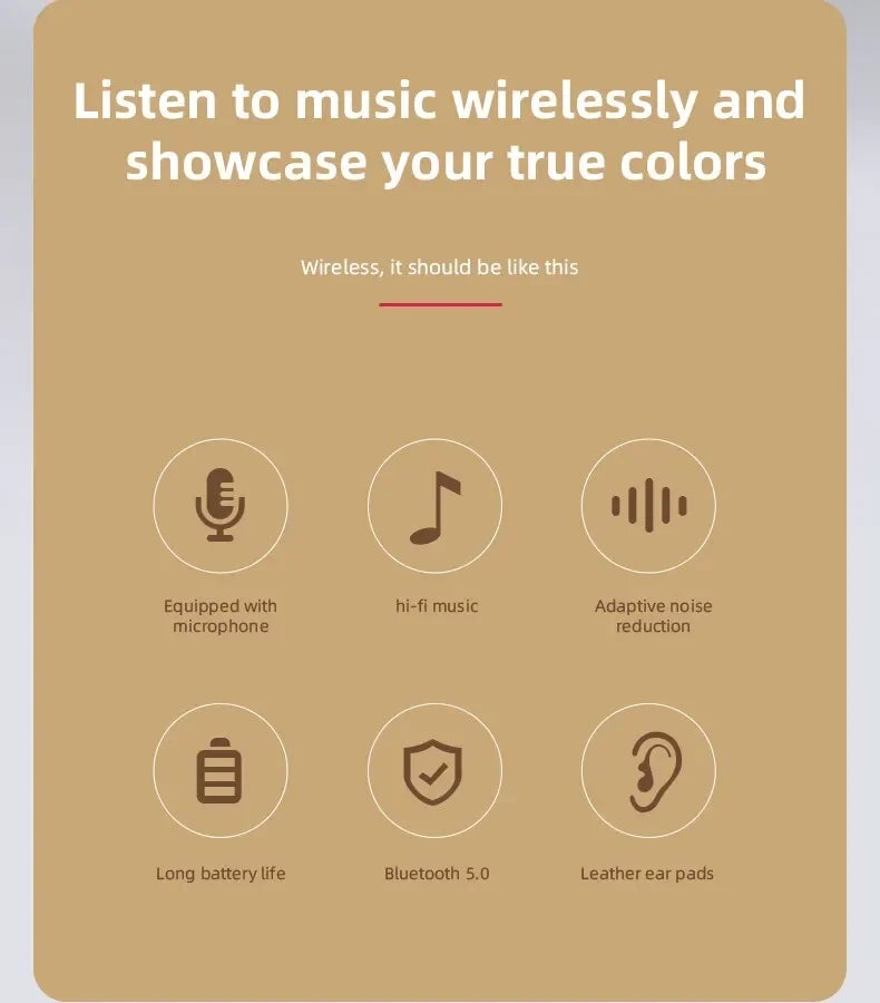 Stereo P47 Headset 5.0 Bluetooth Headset Folding Series Wireless Sports Game Headset for iPhone XiaoMi