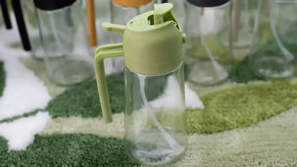 2in1 500ml Glass Oil Sprayer Oil Spray Bottle Oil Tank BBQ Kitchen Baking BBQ Picnic Kitchen Tools for Businesses