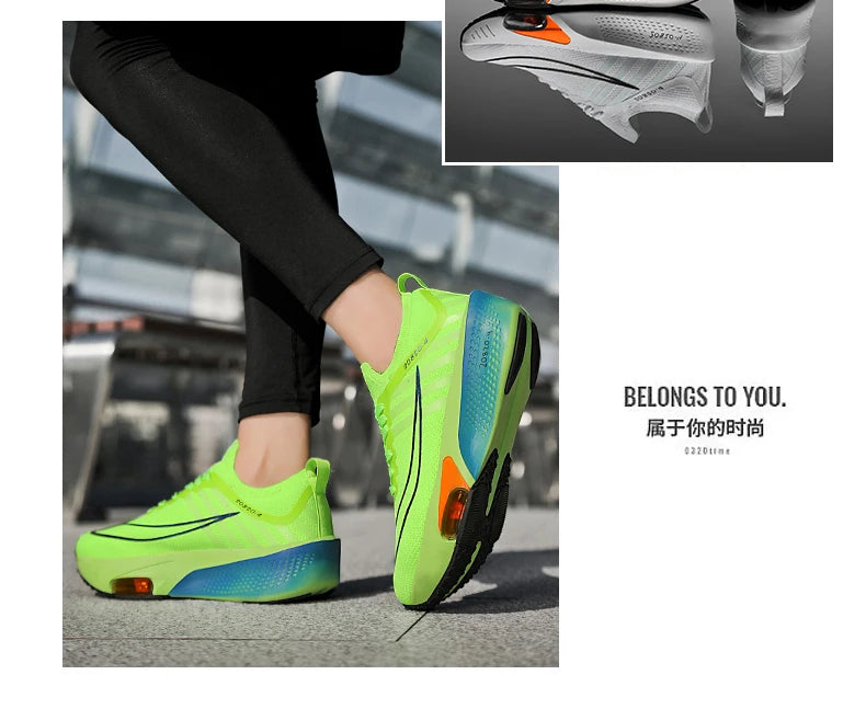 New Marathon Air Cushion Men Running Shoes Breathable marathon Sports gihtweight Sneakers Women's Comfortable Athletic Training