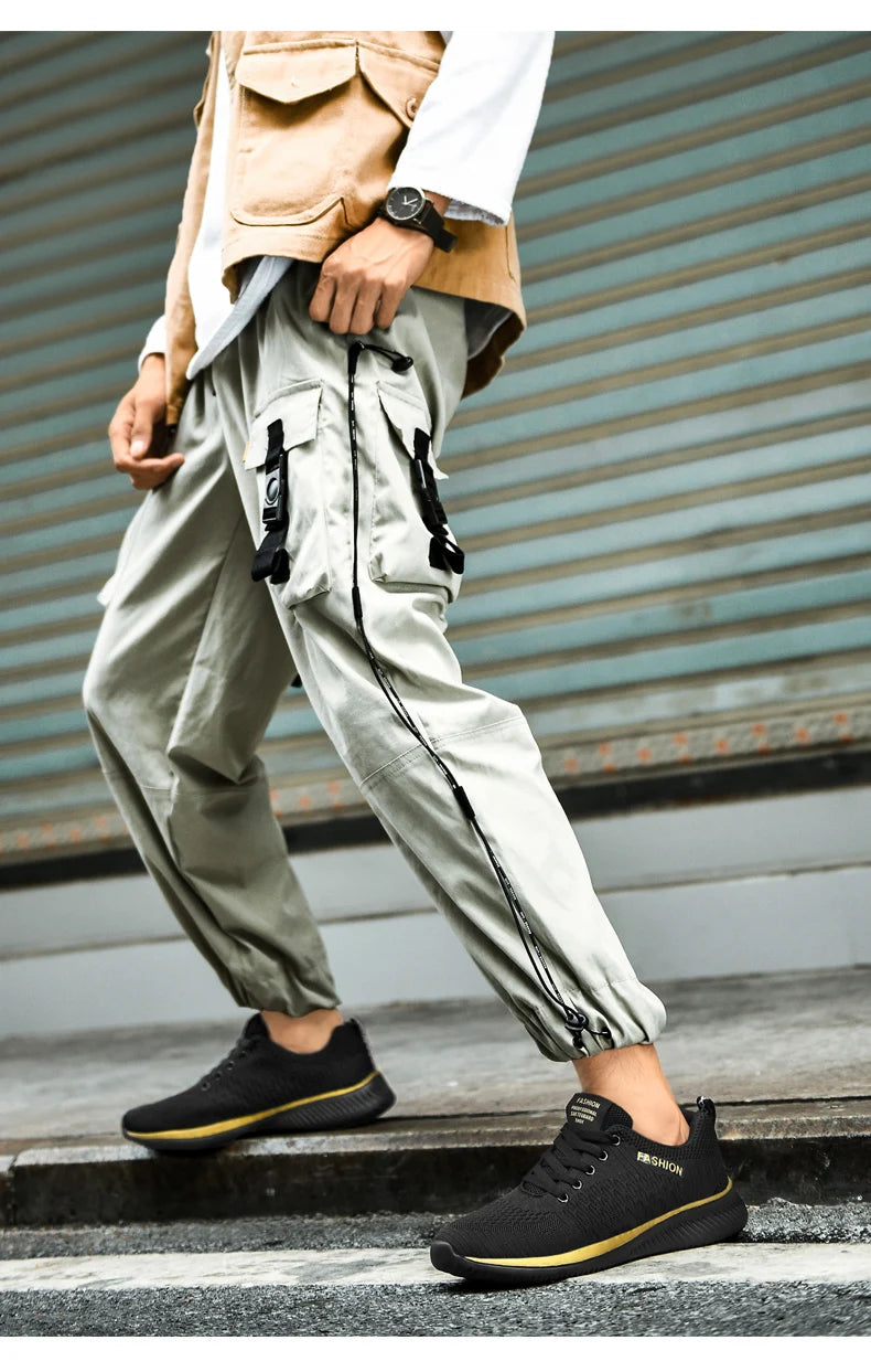 Men Shoes Breathable Men's Sneakers Comfortable Casual Shoes Tenis Outdoor Slip On Walking Sneakers