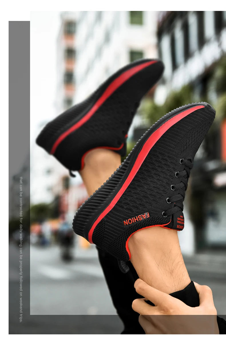 Men Shoes Breathable Men's Sneakers Comfortable Casual Shoes Tenis Outdoor Slip On Walking Sneakers