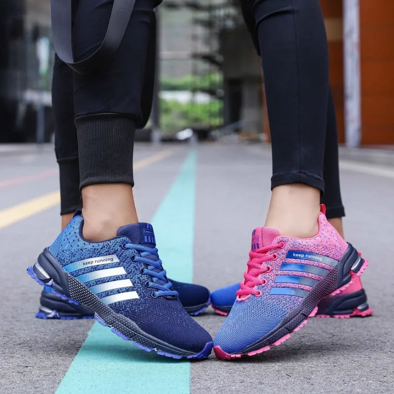 MAEDEF Men Running Sport Shoes Breathable Casual Sneakers Lace-up Outdoor Sports Mens Shoes Large Size 48 Trainer Men Sneaker